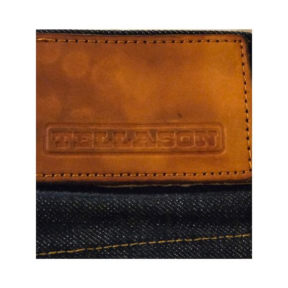 Raleigh Denim Jeans Handcrafted Made USA Dark Wash Mens 32X36 Slim Mid-rise - Picture 4 of 15